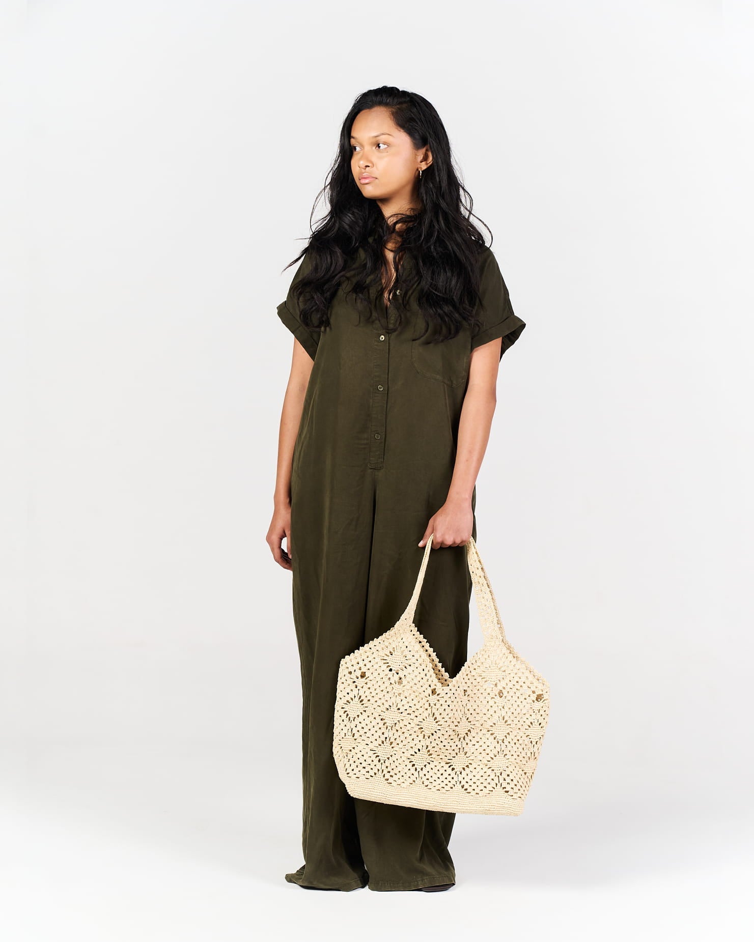 Sac filet Zoma en raphia naturel – Asara The Label - crocheté à la main à Madagascar